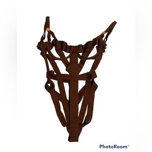 VS very sexy black corset bodysuit